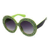 Glitter Trimmed Oversized Glasses | Bling Eyewear | Fashion Glasses