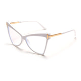 Übergroße Cat Eye-Brille im Retro-Stil | Modische Brillen