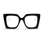 Oversized Blue Light Blocking Eyeglasses | Gaming Glasses | Clear Frames