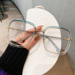 Oversized Clear Lens Glasses | Optical Frames | Square Frame Glasses